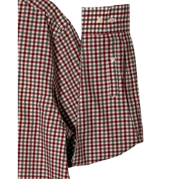 Ben Sherman Mens Long Sleeve Shirt Size XL Red Plaid Button Up Collar NWT - Picture 5 of 12